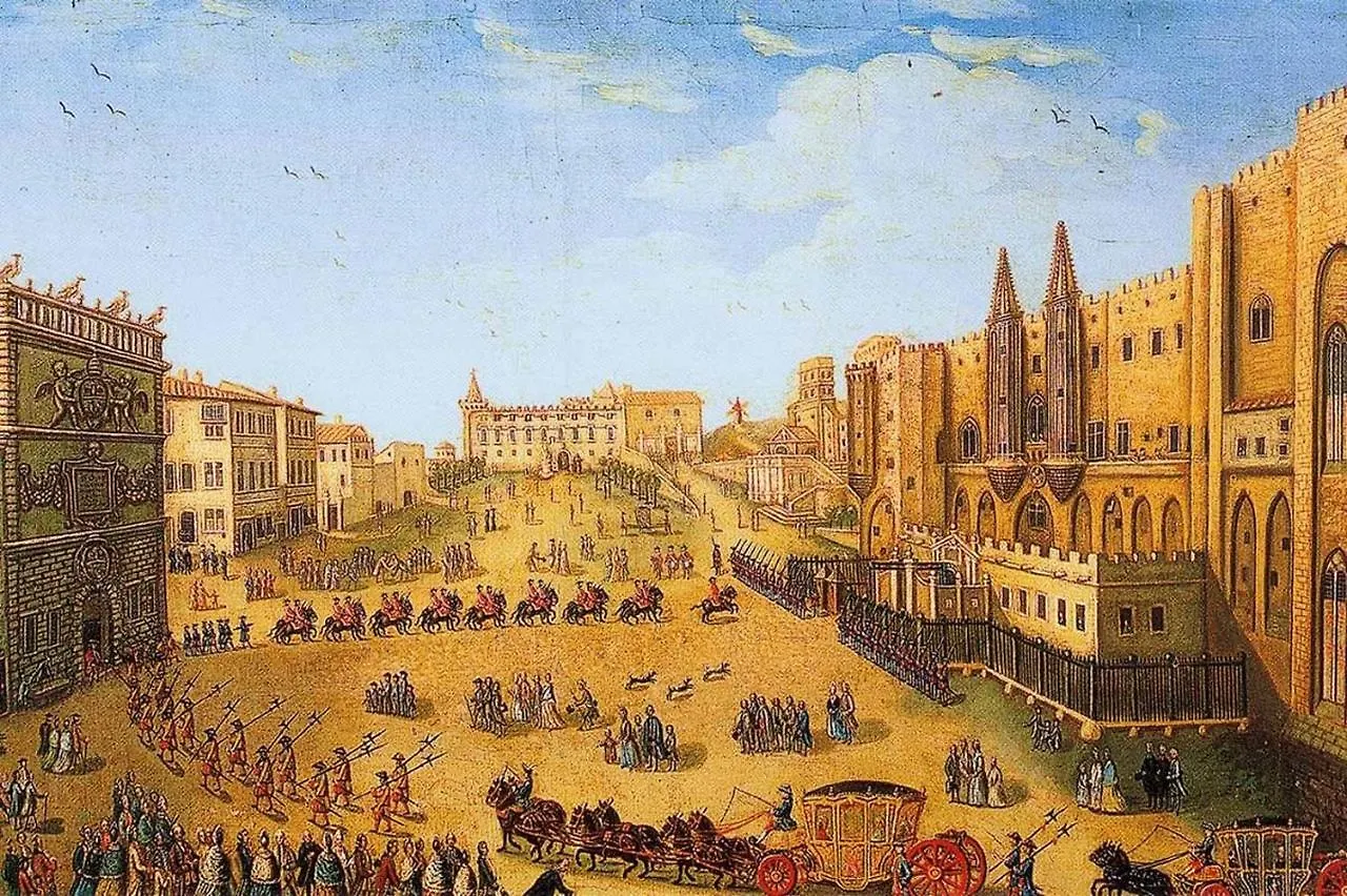Lägenhet Jardin Au Calme, Au Coeur D'Un Hotel Particulier Avignon Frankrike